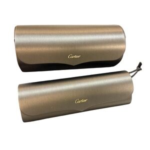 2pcs Cartier sunglasses case Medium and Large
